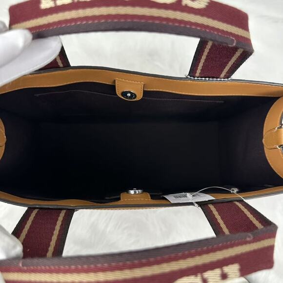 Coach Smith Tote Crossbody Bag In Leather/Silver/Penny Multi Cu997 NWT - Picture 7 of 10